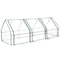 Gardenised Green Outdoor Waterproof Portable Plant Greenhouse with 2 Clear Zippered Windows, Large QI004029.L - alternate 2